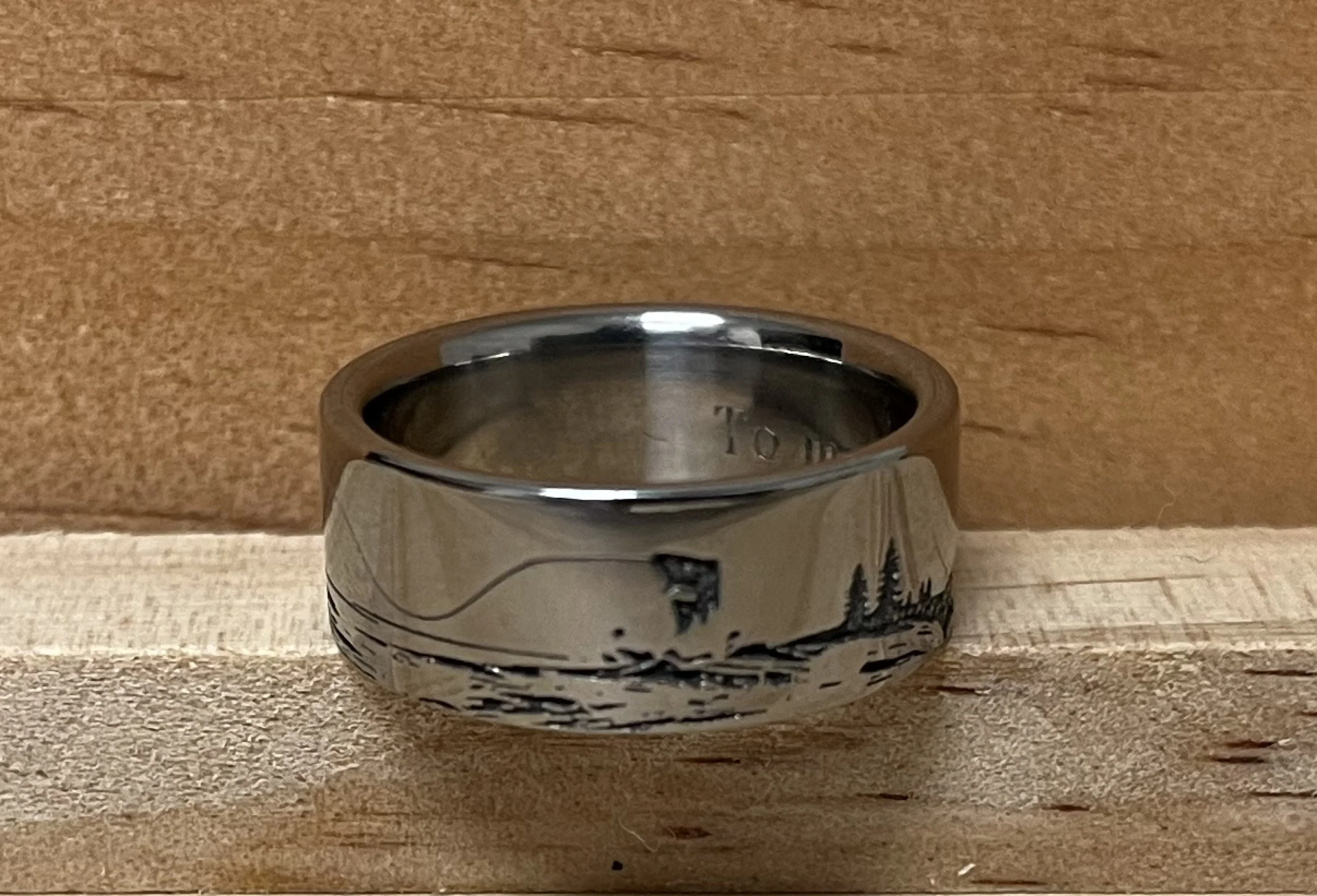 Fly Fishing Scene Ring - Image 3