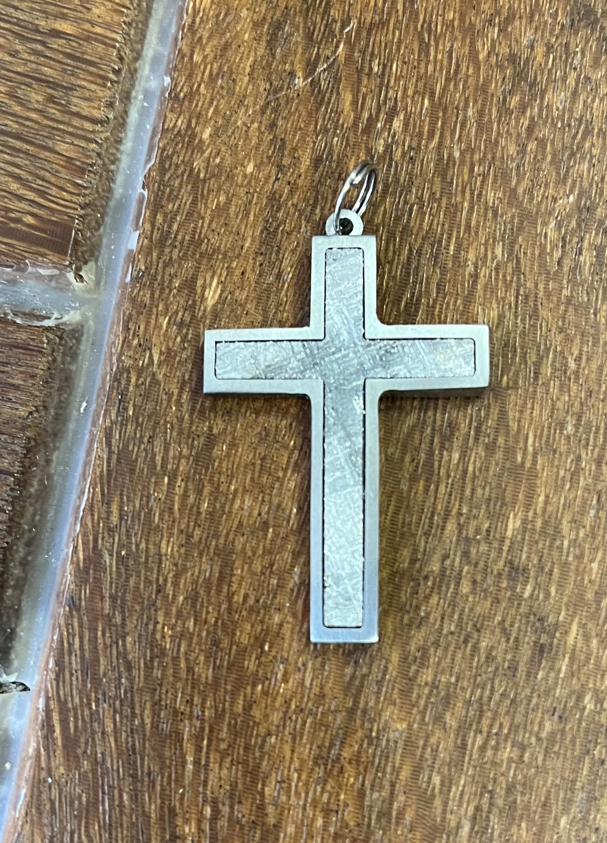 Meteorite Cross Pendant - Image 2