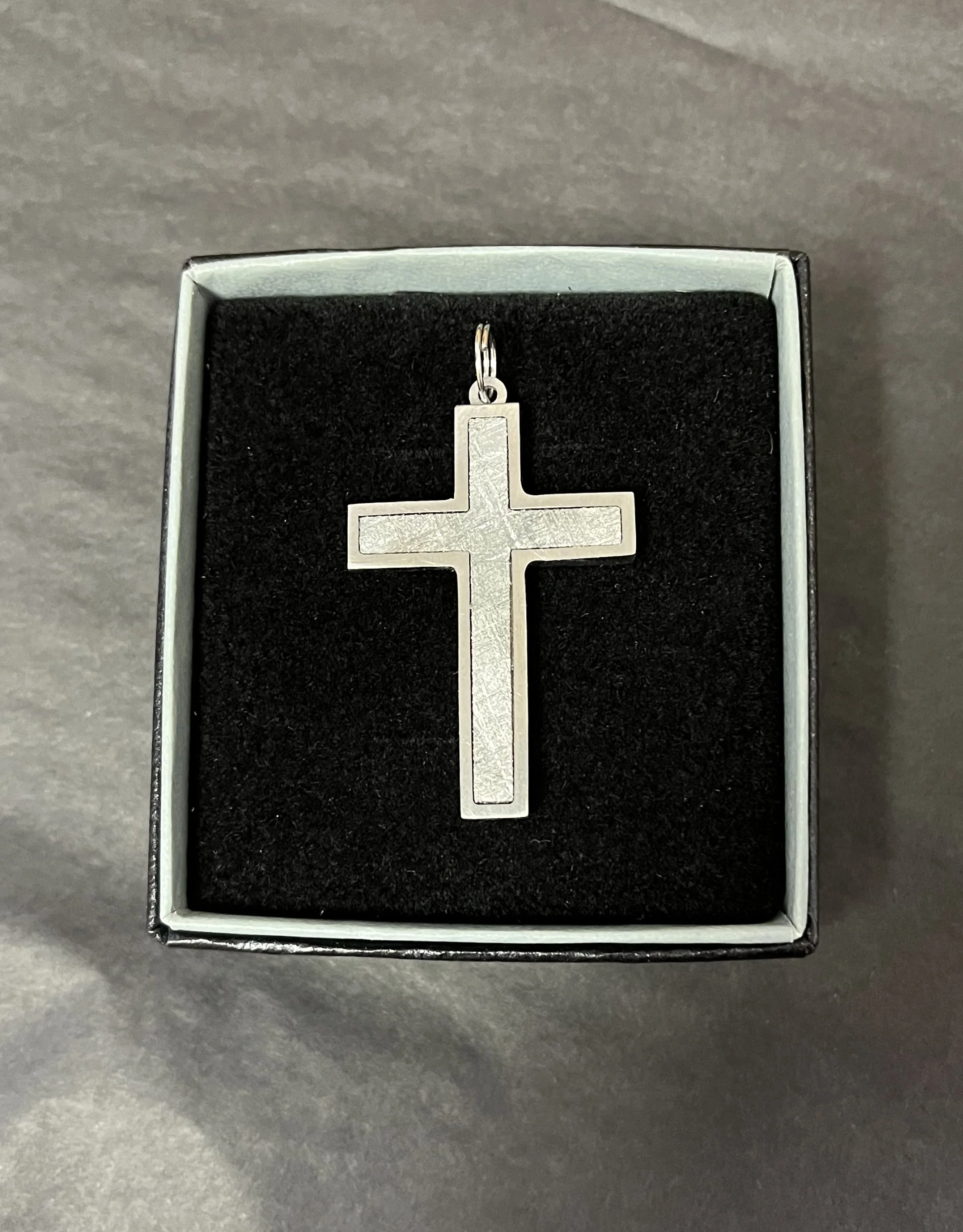 Meteorite Cross Pendant - Image 3