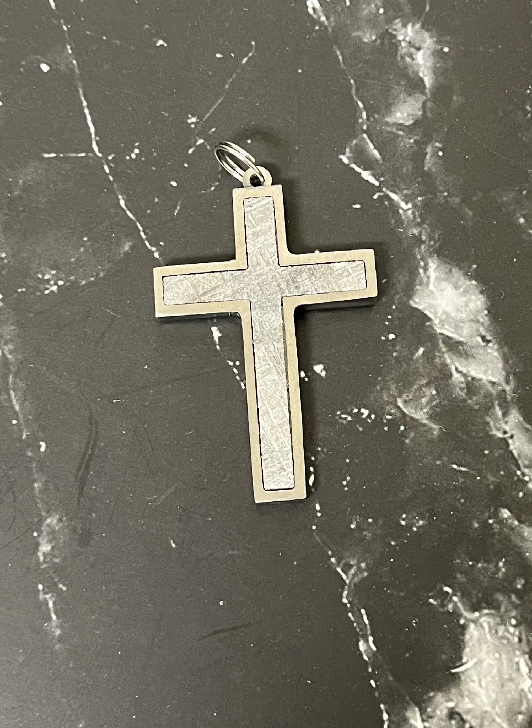 Meteorite Cross Pendant - Image 4