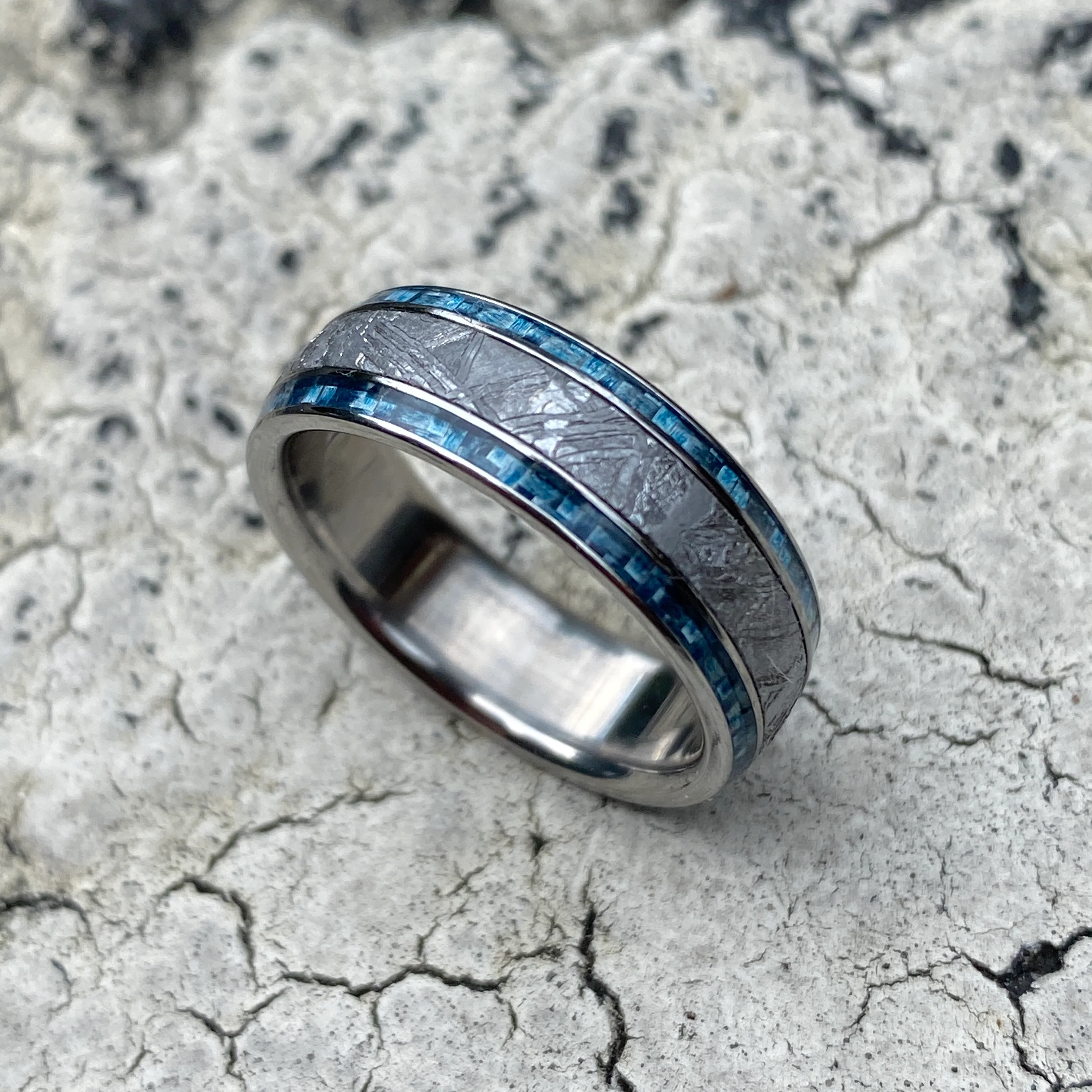 Meteorite with Twin Light Blue Carbon Fiber - Image 6