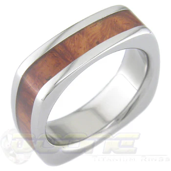 Square with Hardwood Inlay