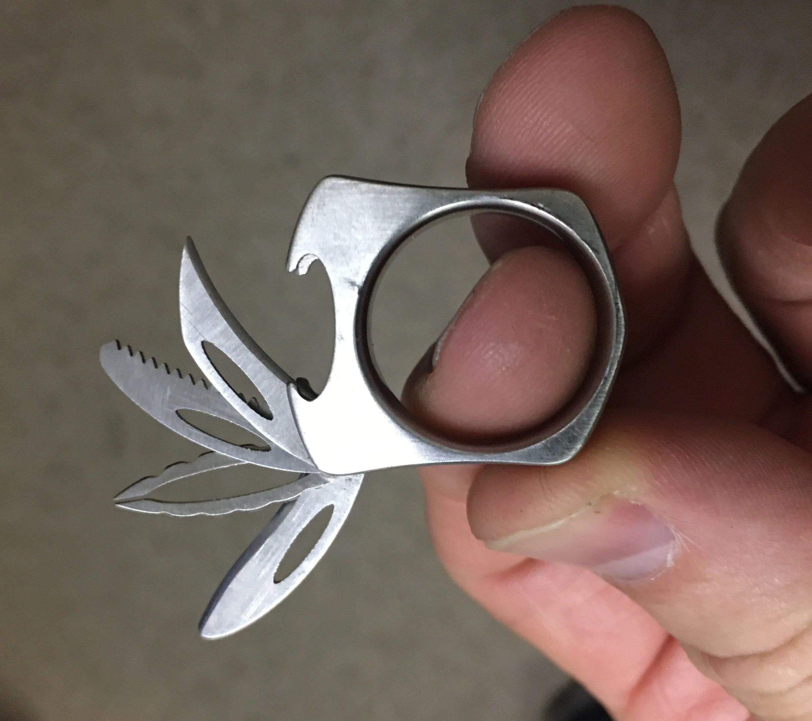 Titanium Utility Ring : The Hawk - Image 2