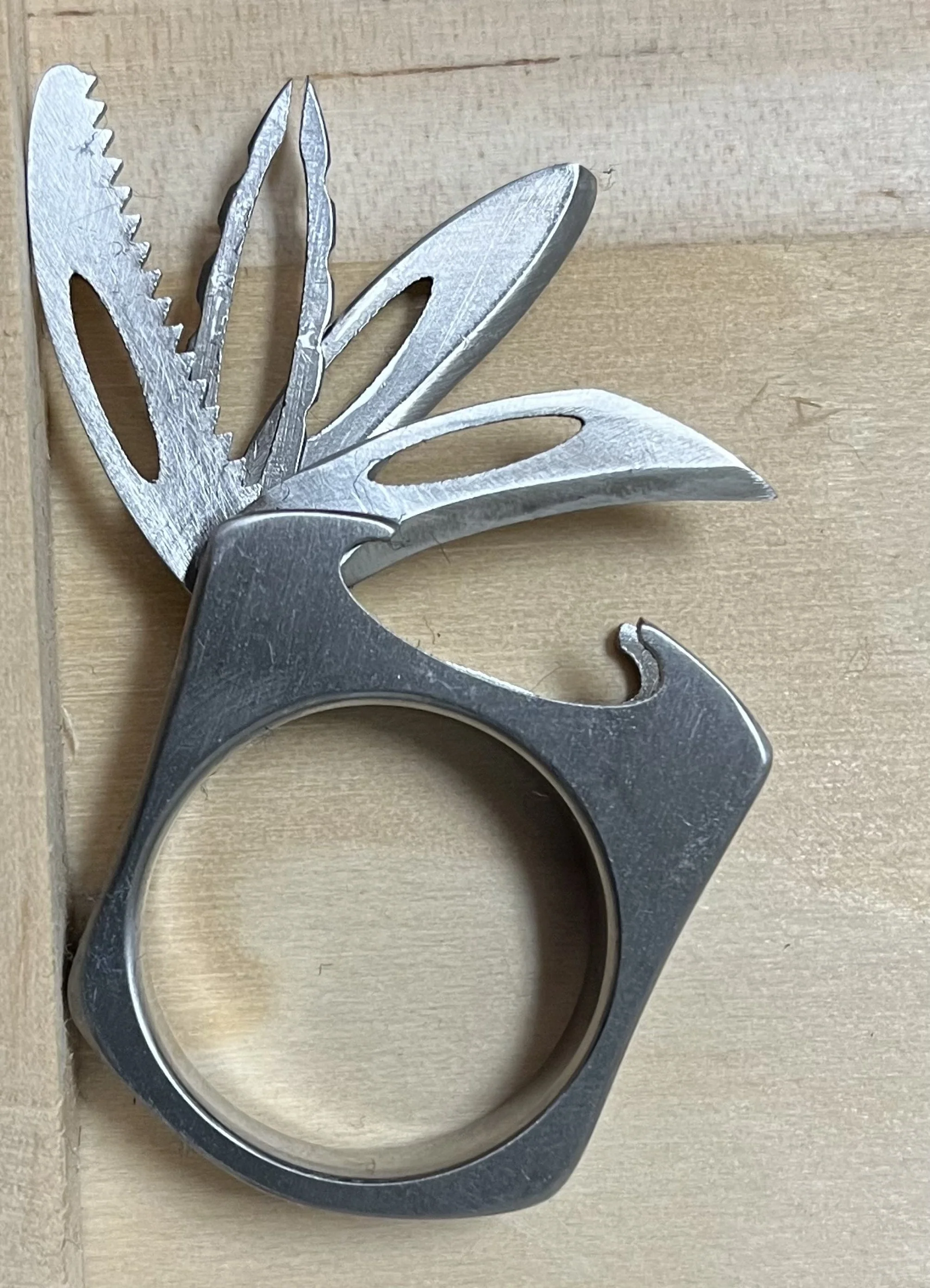Titanium Utility Ring : The Hawk - Image 4